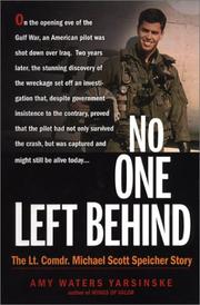 Cover of: No One Left Behind: The Lt. Comdr. Michael Scott Speicher Story