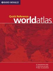 Cover of: Rand McNally Quick Reference World Atlas (World Atlas / Quick Reference) by Rand McNally