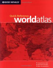 Cover of: Quick Reference World Atlas (World Atlas / Quick Reference) by Reference Atlas Staff., Rand McNally, Rand McNally