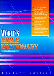 Cover of: World's Bible Dictionary: Student Edition