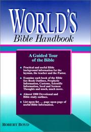 Cover of: World's Bible handbook by Robert T. Boyd