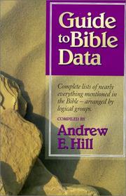 Cover of: Guide to Bible Data by Andrew Hill