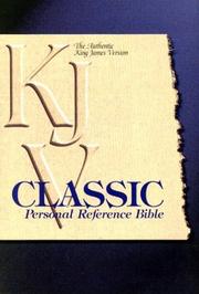 Cover of: Classic Personal Reference Bible | 