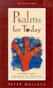 Cover of: Psalms for Today by Peter Wallace