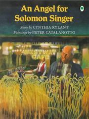 Cover of: An Angel For Solomon Singer by Jean Little