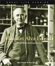 Cover of: Thomas Alva Edison: Inventor and Entrepreneur (Great Life Stories)