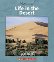 Cover of: Life in the desert by Ron Fridell