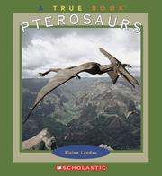 Cover of: Pterosaurs (True Books)
