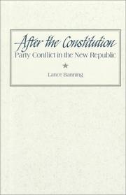 Cover of: After the Constitution: party conflict in the New Republic