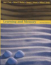 Cover of: Learning and Memory