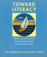 Cover of: Toward literacy by Jean E. Brown