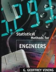 Cover of: Statistical methods for engineers