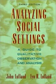 Analyzing social settings
