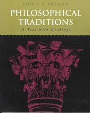 Cover of: Philosophical Traditions by Louis P. Pojman