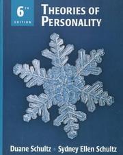 Cover of: Theories of Personality W/Study Guide by Duane Schultz, Sydney Ellen Schultz