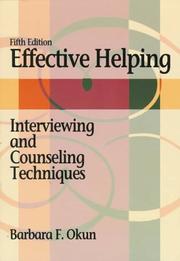 Cover of: Effective Helping by Barbara F. Okun