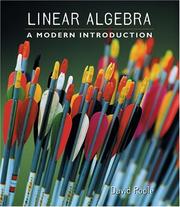 Cover of: Linear Algebra by David Poole, David Poole