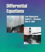 Differential equations by Blanchard, Paul