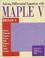 Cover of: Solving differential equations with Maple V, release 4