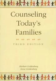 Cover of: Counseling today's families