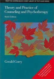Cover of: Theory and Practice of Counseling and Psychotherapy by Gerald Corey
