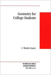 Cover of: Geometry for College Students by I. Martin Isaacs