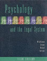 Cover of: Psychology and the legal system