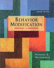 Cover of: Behavior Modification by Raymond G. Miltenberger
