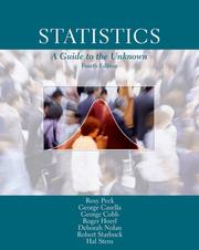 Cover of: Statistics by Roxy Peck