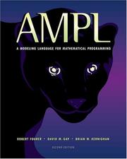 AMPL by Robert Fourer, Brian W. Kernighan