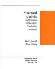 Numerical analysis by David Kincaid, David R. Kincaid, E. Ward Cheney