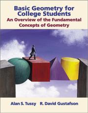 Cover of: Basic Geometry for College Students: An Overview of the Fundamental Concepts of Geometry