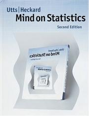 Cover of: Mind on Statistics (with CD-ROM and Internet Companion for Statistics) | Jessica M. Utts