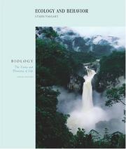 Cover of: Ecology and Behavior (Biology: The Unity and Diversity of Life) by Cecie Starr, Ralph Taggart