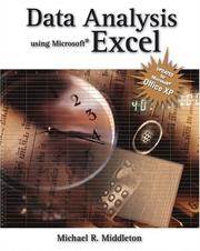 Cover of: Data Analysis Using Microsoft Excel by Michael R. Middleton