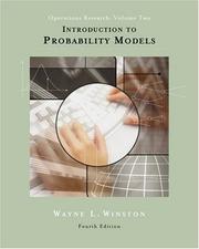 Cover of: Introduction to Probability Models: Operations Research, Volume II (with CD-ROM and InfoTrac®)