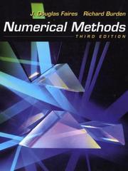 Numerical methods by J. Douglas Faires