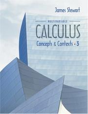 Cover of: Multivariable Calculus by James Stewart, James Stewart