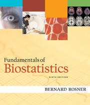 Cover of: Fundamentals of Biostatistics by Bernard Rosner
