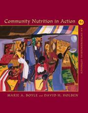 Cover of: Community Nutrition in Action by Marie A. Boyle, David H. Holben