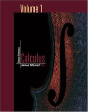 Cover of: Single Variable Calculus, Volume 1