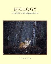 Cover of: Biology: concepts and applications