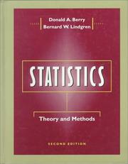 Cover of: Statistics by Donald A. Berry, Bernard W. Lindgren