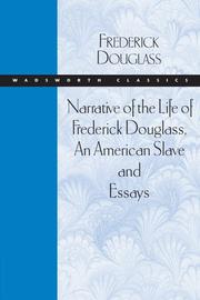 Cover of: Narrative of the life of Frederick Douglass, an American slave by Frederick Douglass