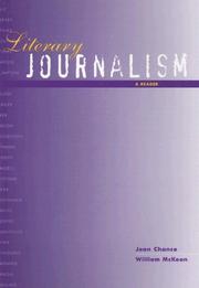 Cover of: Literary Journalism by Jean Chance, William McKeen