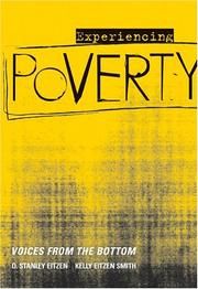Cover of: Experiencing poverty by D. Stanley Eitzen