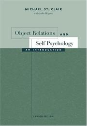 Cover of: Object relations and self psychology by Michael St Clair