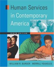 Cover of: Human services in contemporary America
