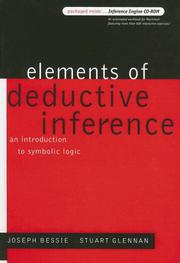 Cover of: Elements of Deductive Inference by Joseph Bessie, Stuart Glennan