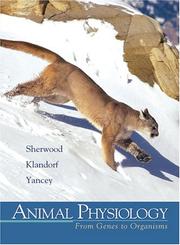 Cover of: Animal Physiology by Lauralee Sherwood, Hillar Klandorf, Paul Yancey